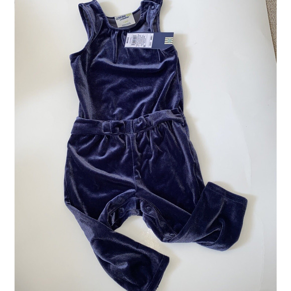 OshKosh B’gosh Other - OshKosh Nightfall Blue Snap Leg Jumpsuit 18 months New with Tags